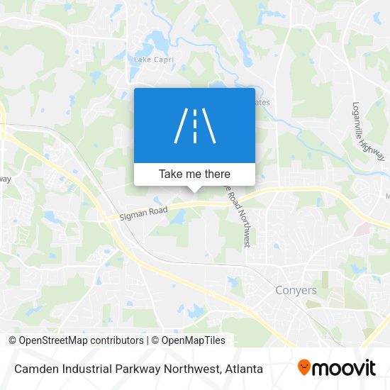 Mapa de Camden Industrial Parkway Northwest