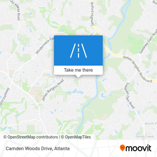 Mapa de Camden Woods Drive