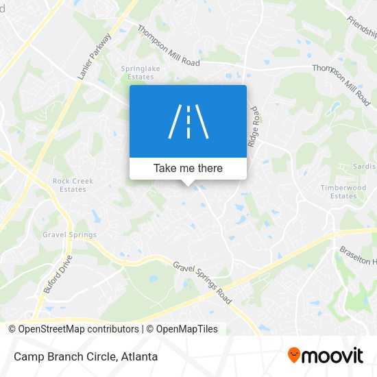 Mapa de Camp Branch Circle