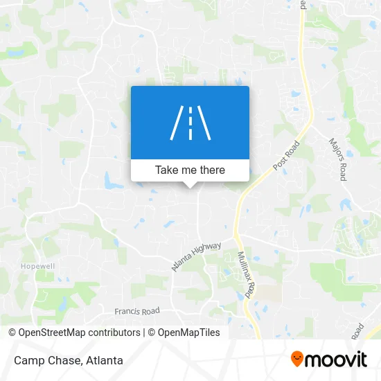 Camp Chase map