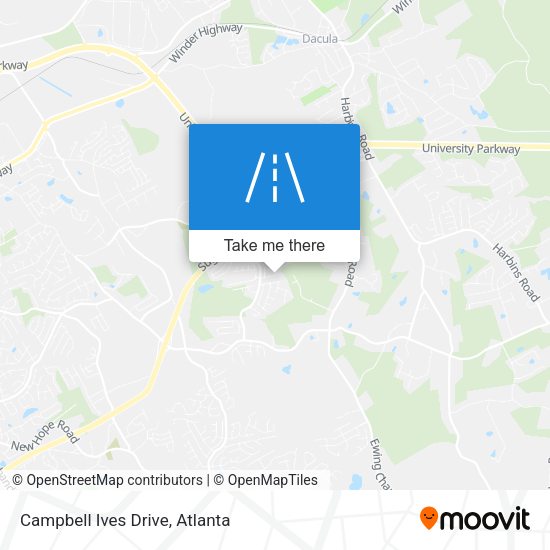 Mapa de Campbell Ives Drive