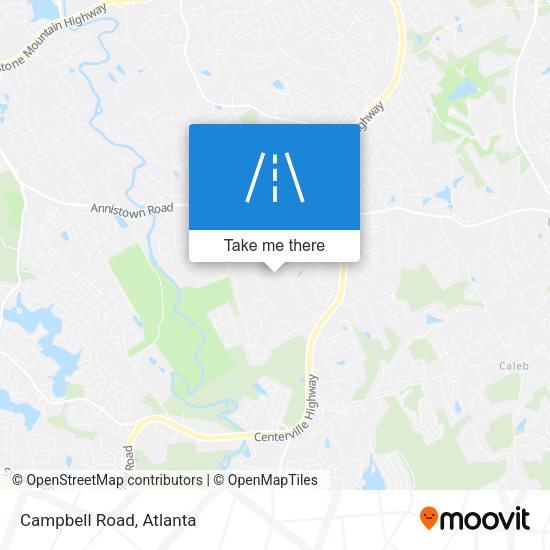Mapa de Campbell Road