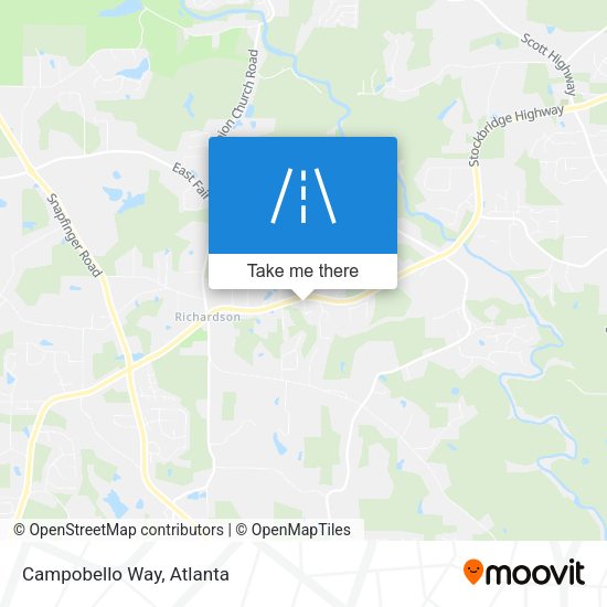 Mapa de Campobello Way