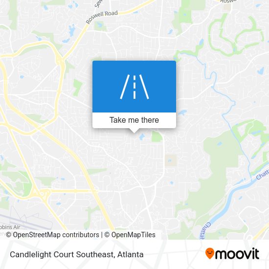 Mapa de Candlelight Court Southeast
