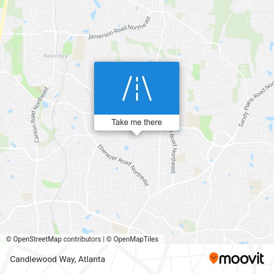 Mapa de Candlewood Way