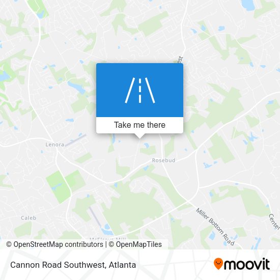 Cannon Road Southwest map