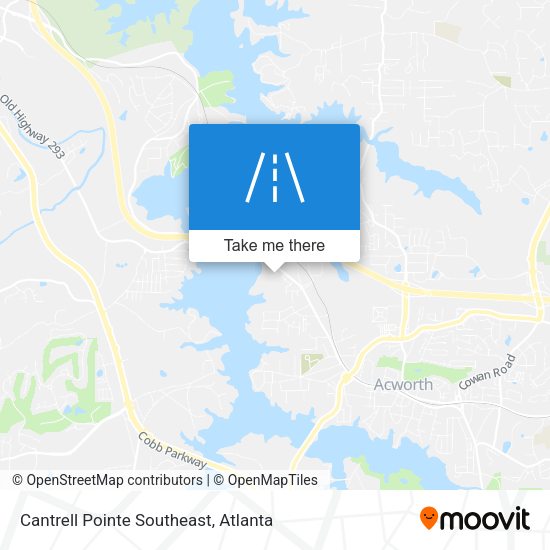 Cantrell Pointe Southeast map