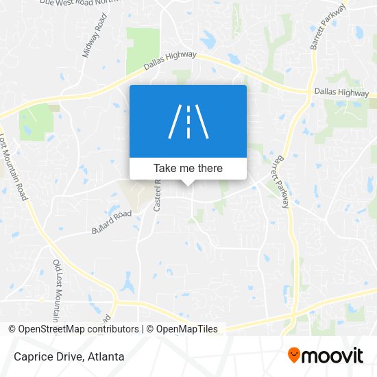 Mapa de Caprice Drive