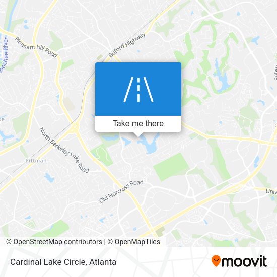 Mapa de Cardinal Lake Circle