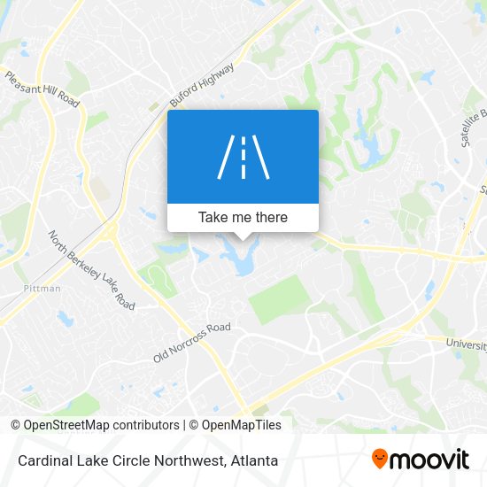 Mapa de Cardinal Lake Circle Northwest