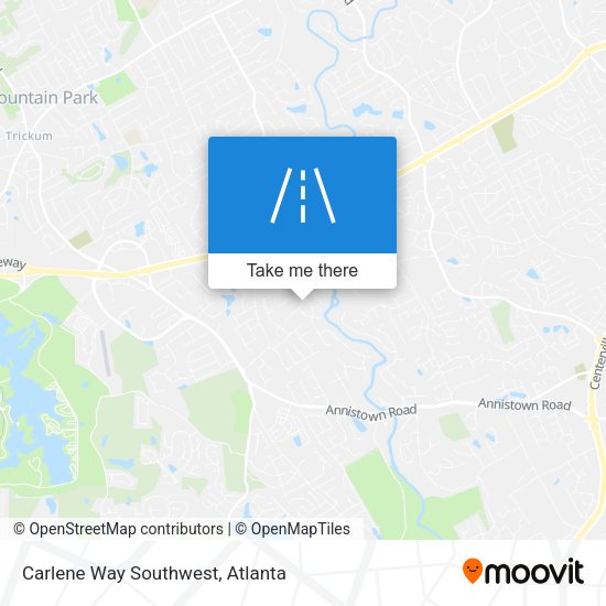 Carlene Way Southwest map