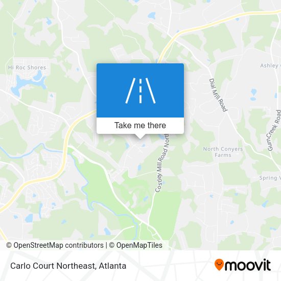Carlo Court Northeast map