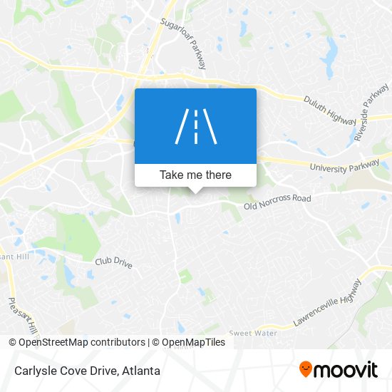 Carlysle Cove Drive map