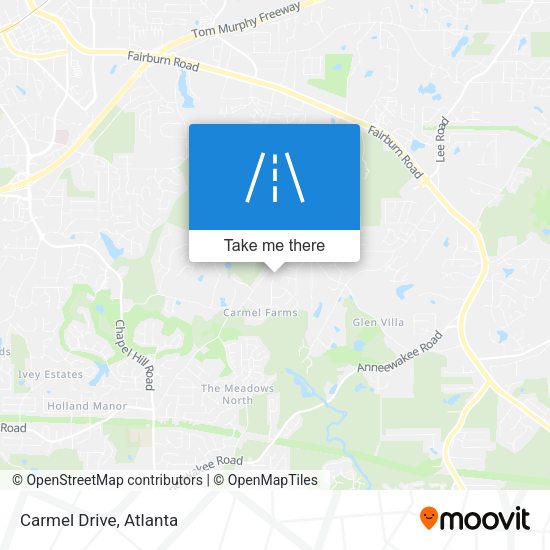 Mapa de Carmel Drive