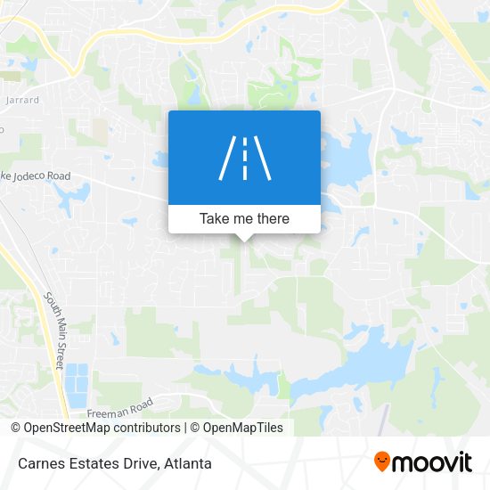 Carnes Estates Drive map
