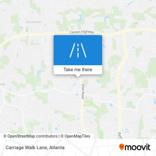 Mapa de Carriage Walk Lane