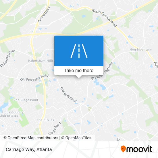 Mapa de Carriage Way
