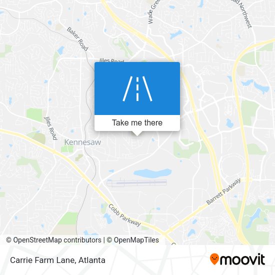 Mapa de Carrie Farm Lane