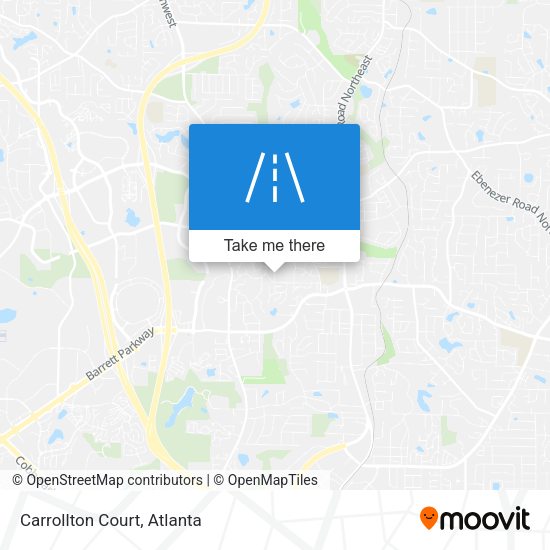 Mapa de Carrollton Court