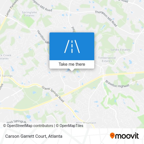 Carson Garrett Court map