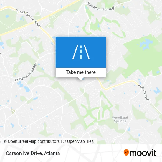 Carson Ive Drive map