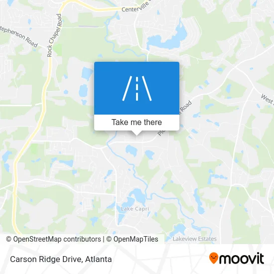 Carson Ridge Drive map