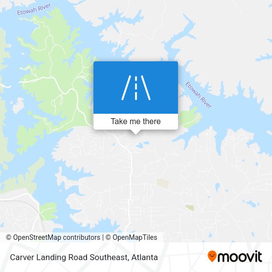 Mapa de Carver Landing Road Southeast