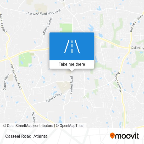 Mapa de Casteel Road
