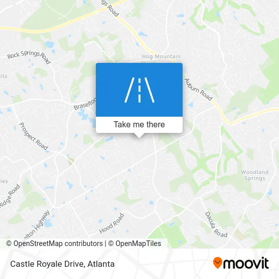 Castle Royale Drive map