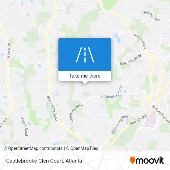 Castlebrooke Glen Court map