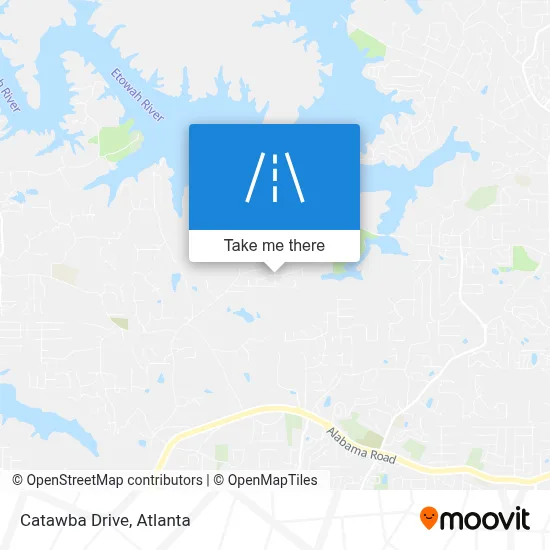 Catawba Drive map