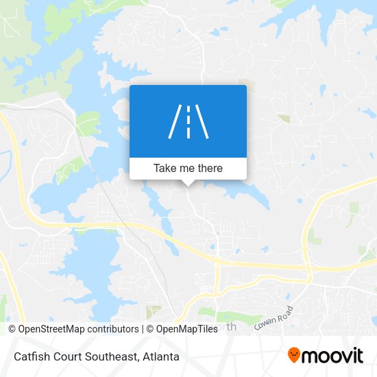 Catfish Court Southeast map