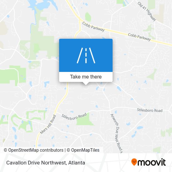 Mapa de Cavallon Drive Northwest