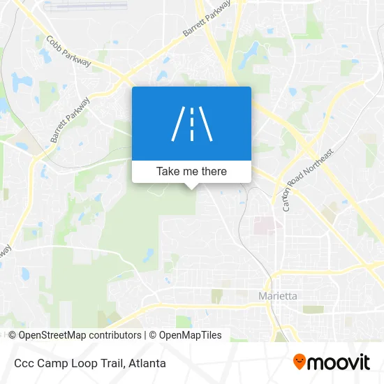 Ccc Camp Loop Trail map