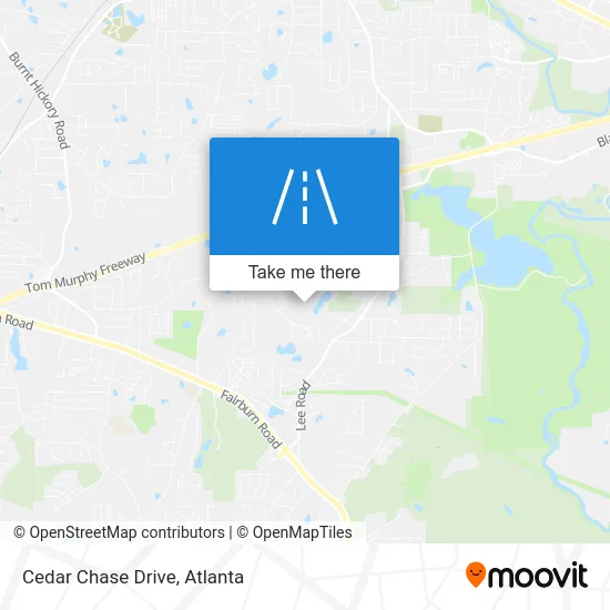 Cedar Chase Drive map