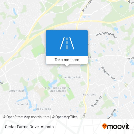 Mapa de Cedar Farms Drive