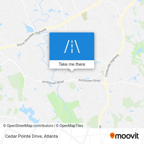 Mapa de Cedar Pointe Drive