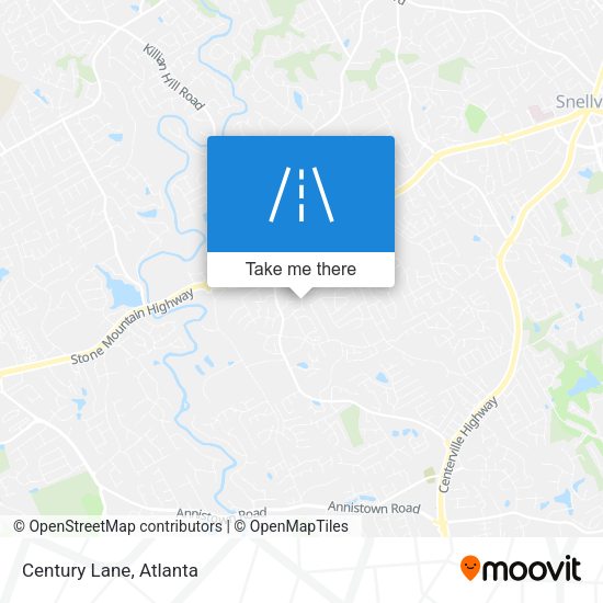Mapa de Century Lane