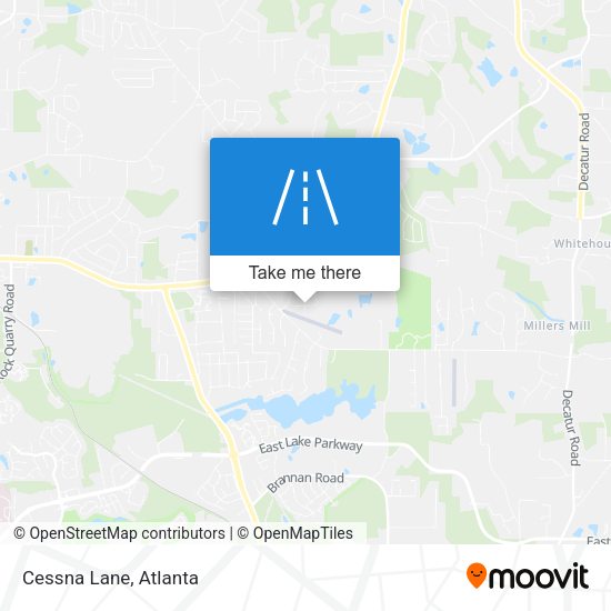 Mapa de Cessna Lane