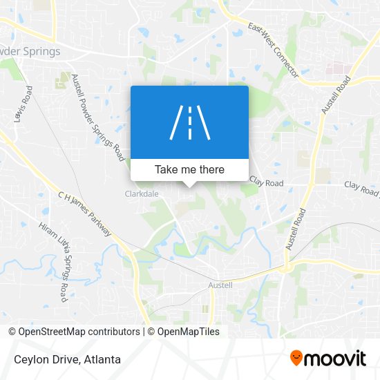 Mapa de Ceylon Drive