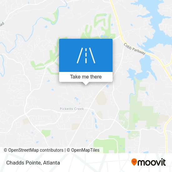 Mapa de Chadds Pointe
