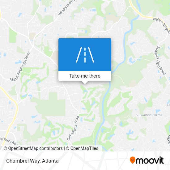 Mapa de Chambrel Way
