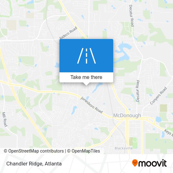 Mapa de Chandler Ridge