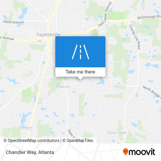 Mapa de Chandler Way