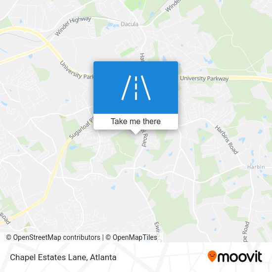 Chapel Estates Lane map