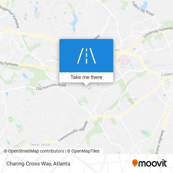 Charing Cross Way map