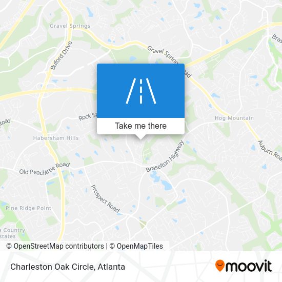 Charleston Oak Circle map