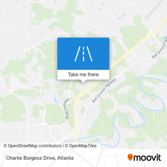 Mapa de Charlie Burgess Drive