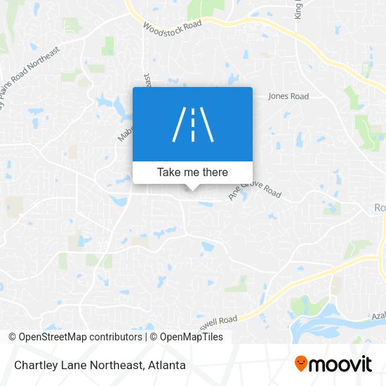 Mapa de Chartley Lane Northeast