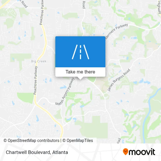 Chartwell Boulevard map